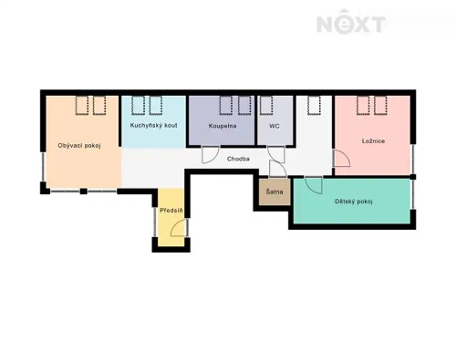 Prodaný byt 3+kk 87 m²