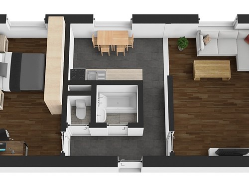 Prodaný byt 2+1 52 m²