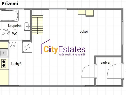 Prodaná chata 62 m², pozemek 230 m²