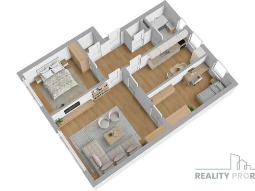 Prodaný byt 3+1 60 m²