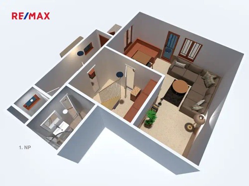 Prodaná chata 60 m², pozemek 961 m²