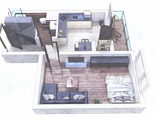 Prodaný byt 1+1 38 m²