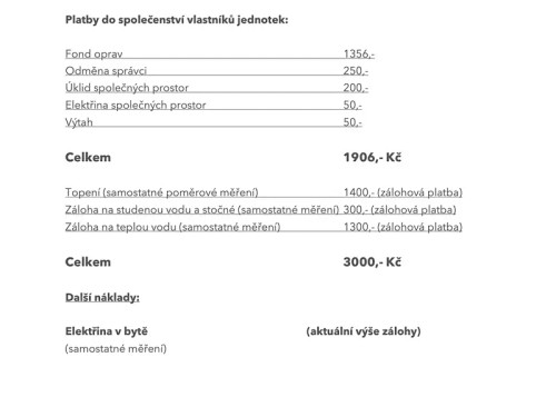 Prodaný byt 2+kk 43 m²