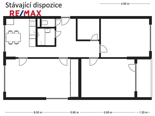 Prodaný byt 3+1 84 m²