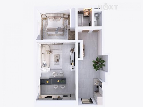 Prodaný byt 2+1 60 m²