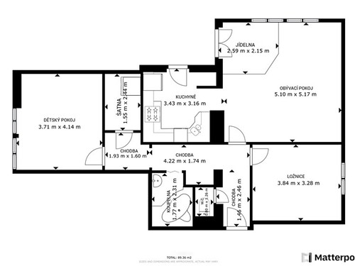 Prodaný byt 3+1 78 m²