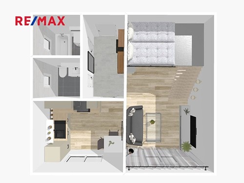 Prodaný byt 1+1 36 m²