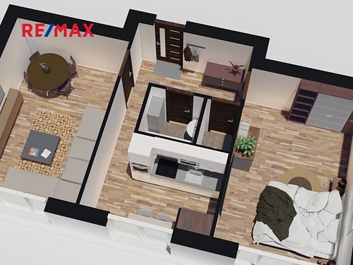 Prodaný byt 2+1 53 m²