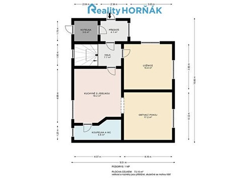 Prodaný dům 140 m², pozemek 1383 m²