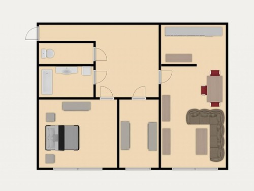 Prodaný byt 3+kk 65 m²