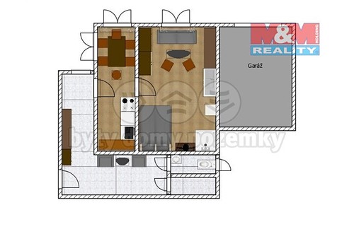 Prodaná chata 62 m², pozemek 886 m²