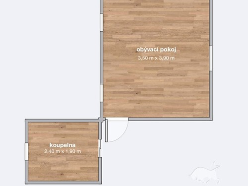 Prodaná chata 45 m², pozemek 542 m²