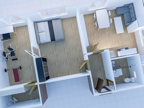 Prodaný byt 3+kk 65 m²