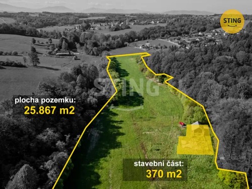 Prodej stavebního pozemku 25867 m²