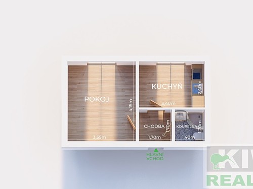 Prodaný byt 1+1 29 m²