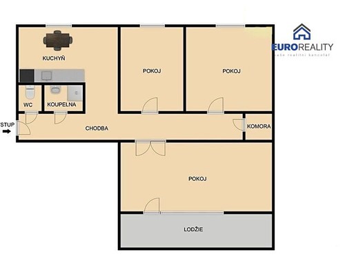 Prodaný byt 3+1 70 m²
