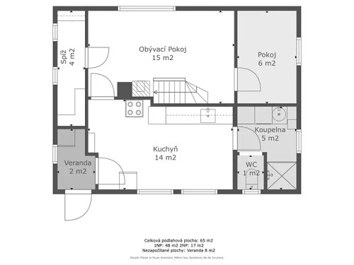 Prodej chaty 65 m², pozemek 397 m²