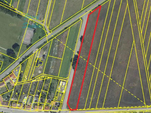 Prodej stavebního pozemku 1749 m²