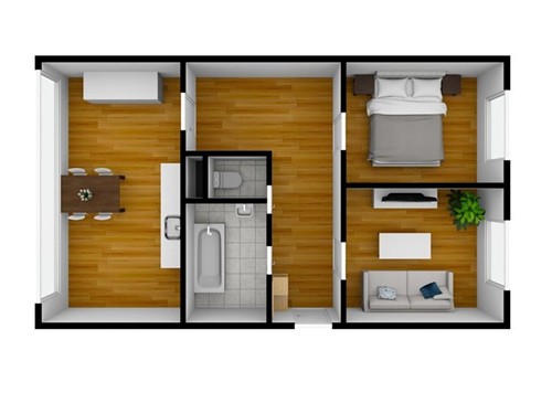 Prodaný byt 2+1 56 m²