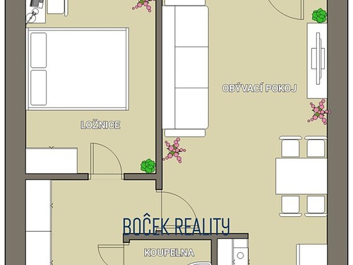 Prodaný byt 2+kk 38 m²