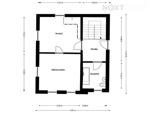 Prodaný dům 102 m², pozemek 963 m²