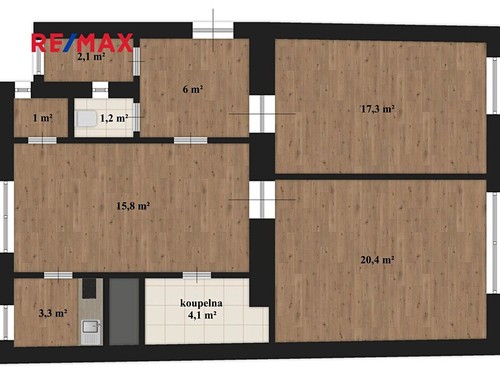 Prodaný byt 3+kk 76 m²