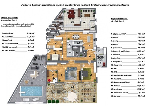 Prodaný dům 406 m², pozemek 2381 m²
