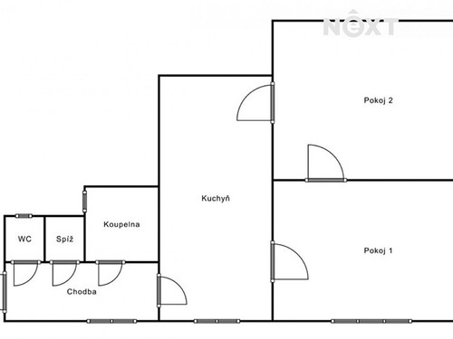 Prodaný byt 2+1 57 m²