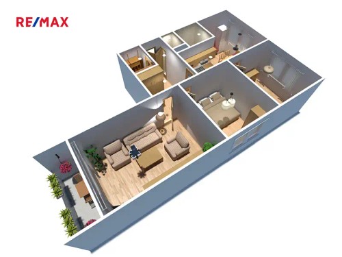 Prodej bytu 3+1 63 m²
