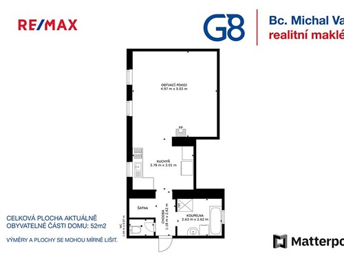 Prodaný dům 52 m², pozemek 1782 m²
