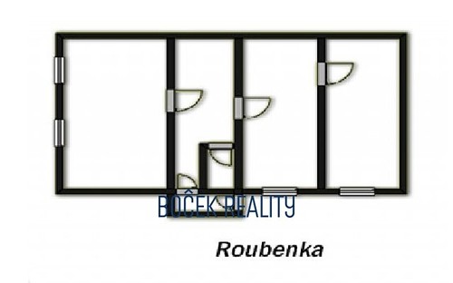 Prodaná chalupa 50 m², pozemek 216 m²