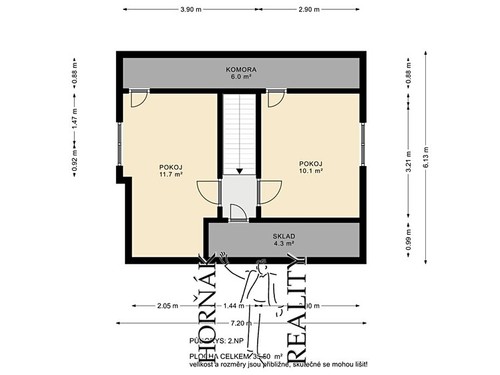 Prodaná chata 101 m², pozemek 440 m²