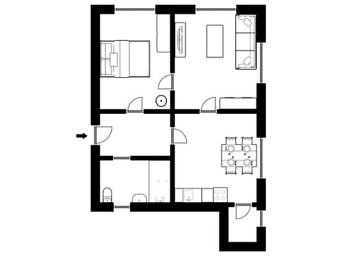 Prodaný byt 2+1 59 m²