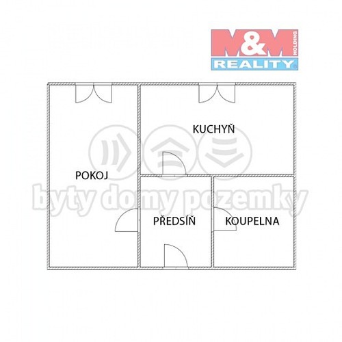 Prodaný byt 1+1 39 m²
