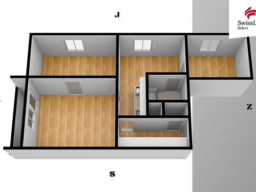 Prodaný byt 3+1 60 m²