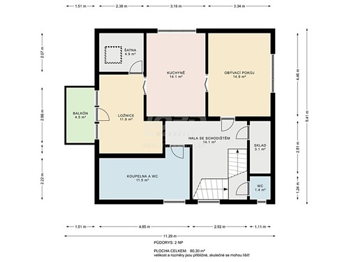 Prodaný dům 152 m², pozemek 1400 m²