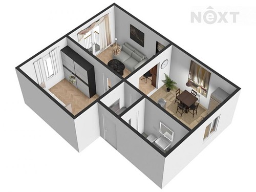 Prodaný byt 2+1 54 m²