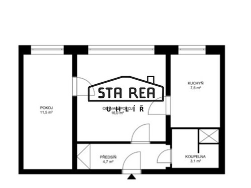Prodaný byt 2+1 44 m²