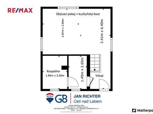 Prodaný dům 54 m², pozemek 397 m²