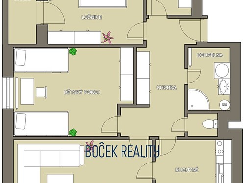 Prodaný byt 3+1 69 m²