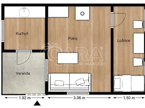Chata, 30 m²
