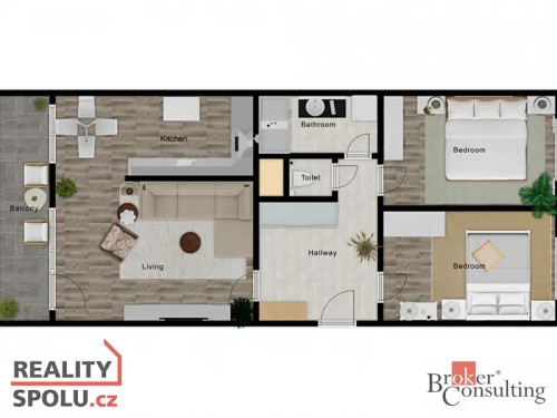 Prodaný byt 3+1 73 m²