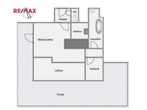Prodaný byt 1+kk 32 m²