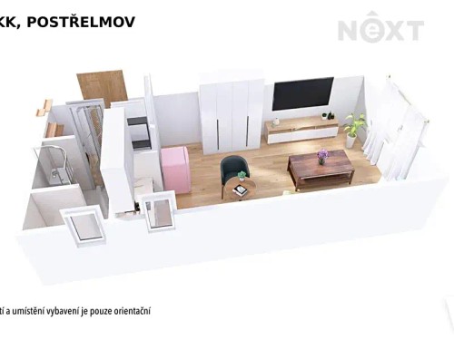 Prodaný  byt 1+kk 23 m²