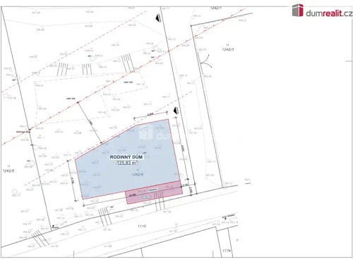 Prodej stavebního pozemku 800 m²