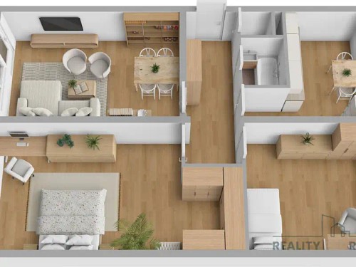 Prodaný byt 3+1 74 m²