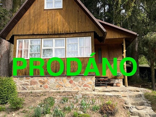 Prodaná chata 25 m², pozemek 150 m²