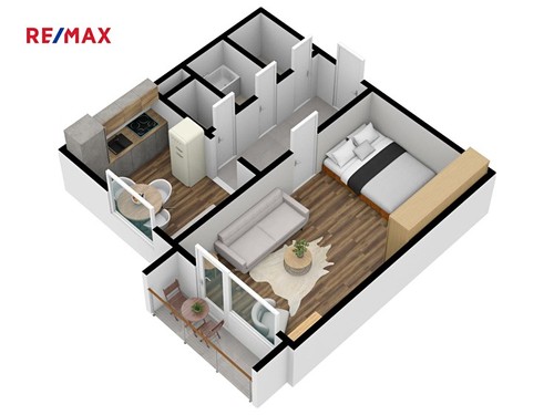 Prodaný byt 1+1 41 m²