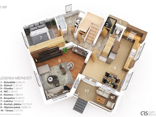 Prodaný dům 199 m², pozemek 445 m²