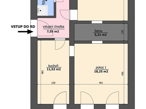 Prodaný dům 263 m², pozemek 263 m²